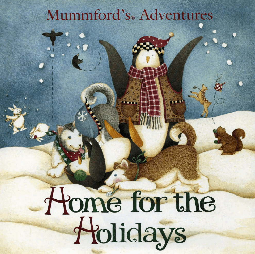 高清彩绘英文原版绘本Home for the Holidays.pdf,第1页预览