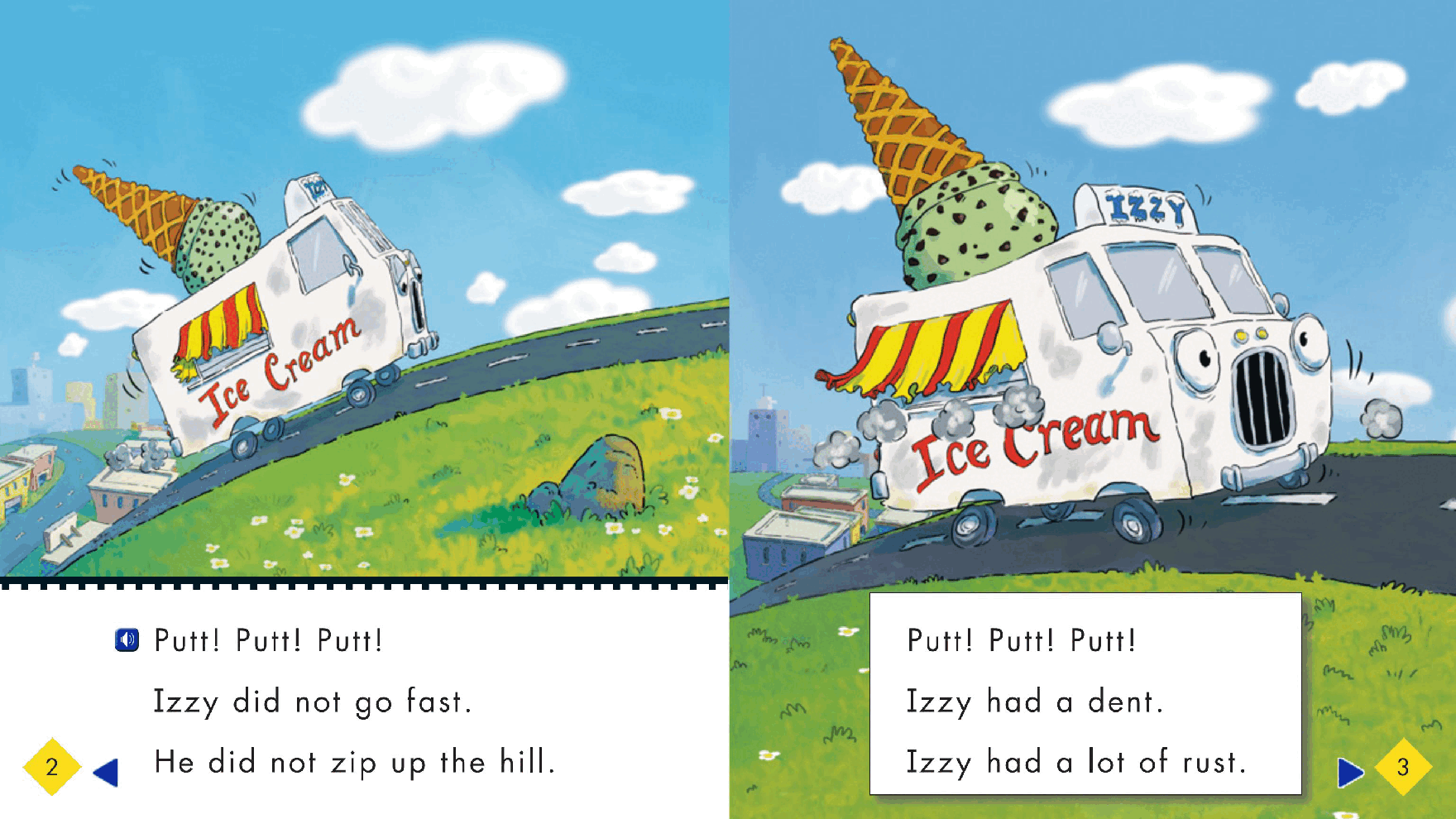 汽车镇的故事英语启蒙绘本29_Putt!.pdf,第3页预览