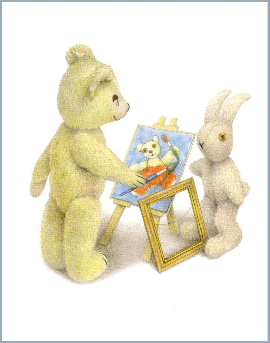 高清彩绘英文原版绘本Little Bear's Colors & Shapes.pdf,第4页预览