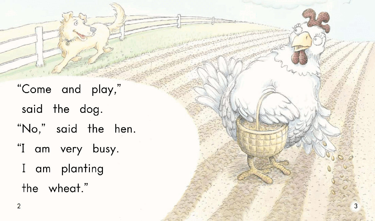 英国海尼曼G1级英语启蒙绘本10 The Very Busy Hen.pdf,第4页预览