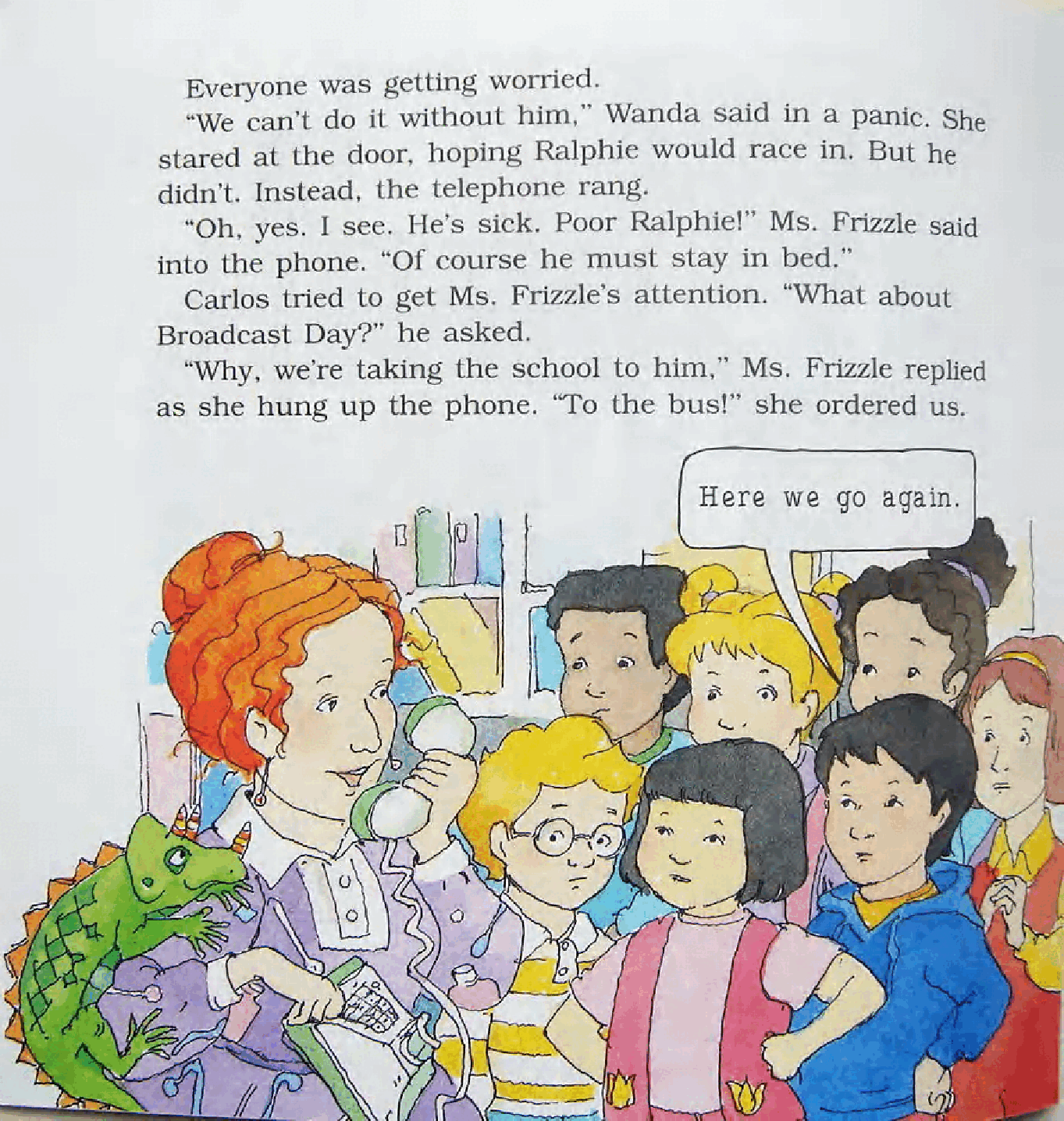 高清彩绘英文原版绘本The Magic Schoolbus - Inside Raphie.pdf，第4页预览