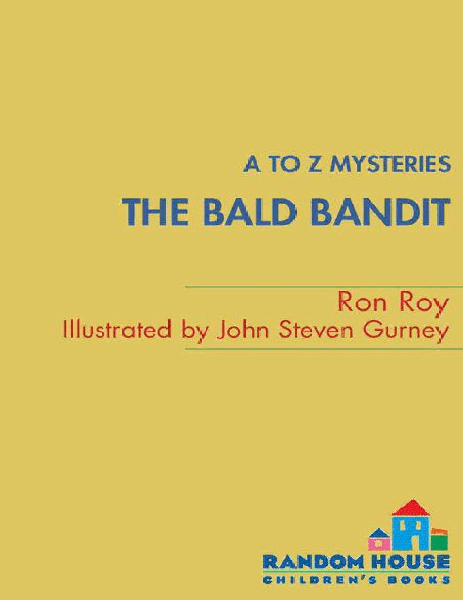 英语启蒙绘本A to Z Mysteries_ The Bald Bandite.pdf，第1页预览