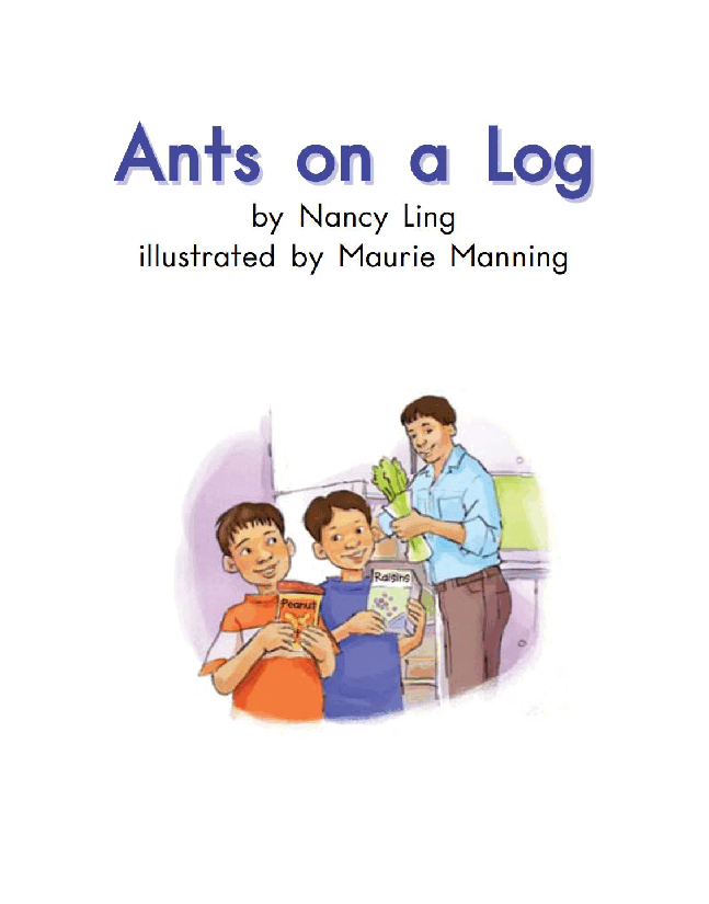 英国海尼曼G2级英语启蒙绘本48 Ants On A Log.pdf,第3页预览