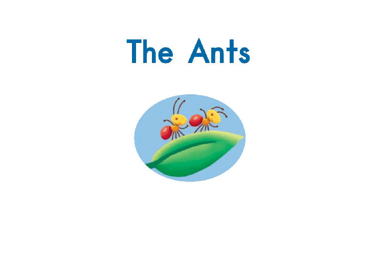 英国海尼曼G2级英语启蒙绘本14 The Ants.pdf，第3页预览