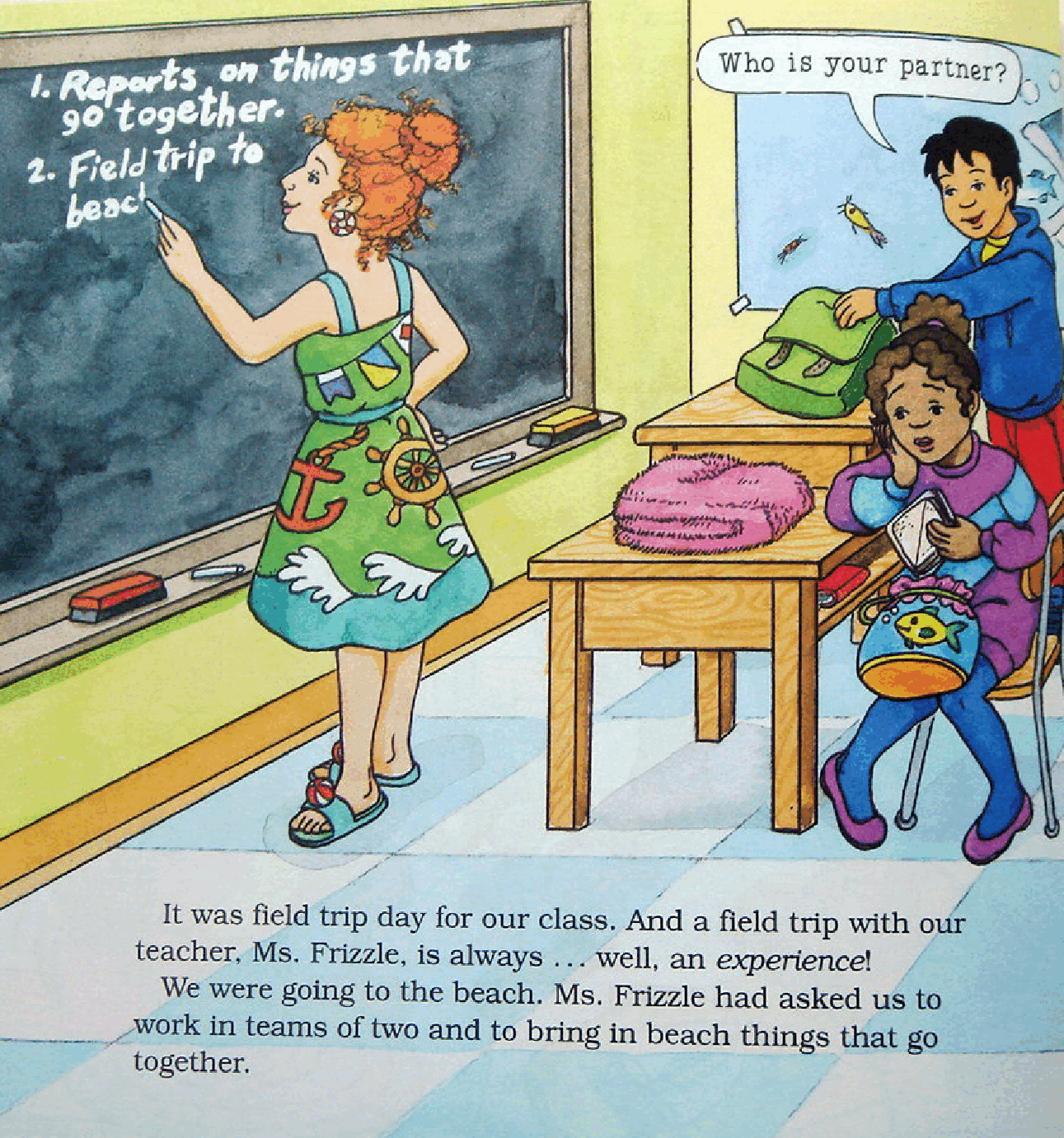 高清彩绘英文原版绘本The Magic Schoolbus - Get Eaten.pdf,第4页预览
