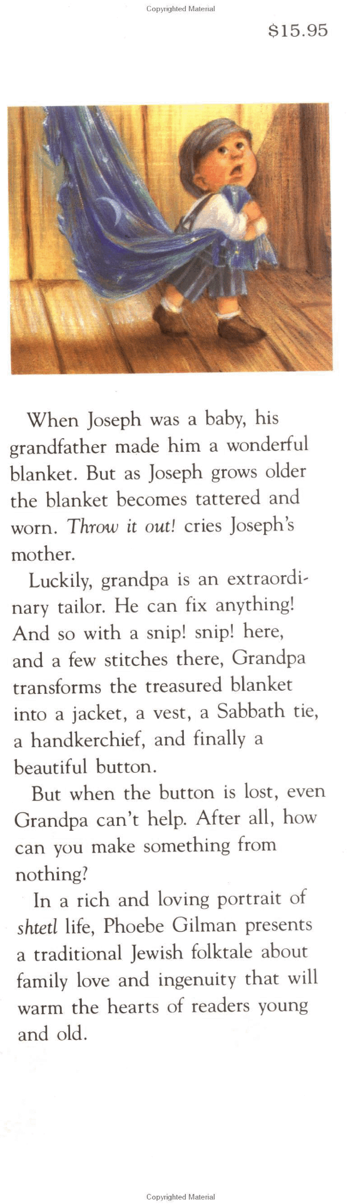 高清彩绘英文原版绘本Something from Nothing.pdf,第2页预览