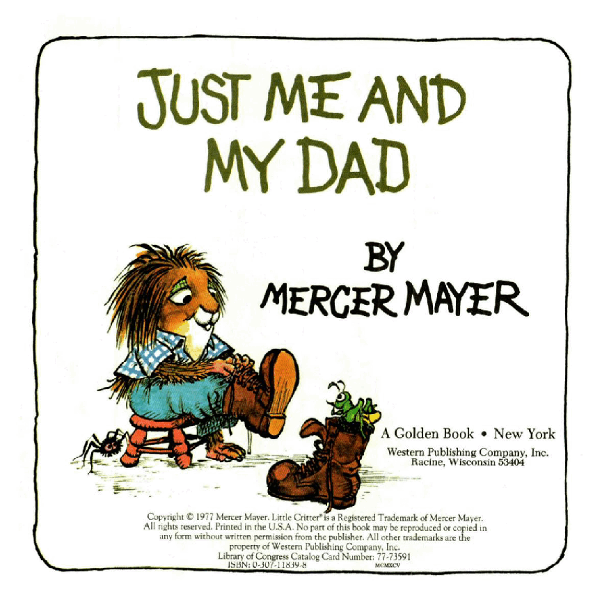 英语绘本小毛人just me and my dad.pdf，第2页预览