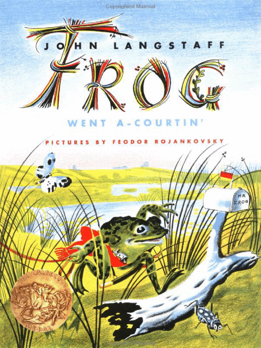 高清彩绘英文原版绘本Frog went a-Courtin.pdf,第1页预览