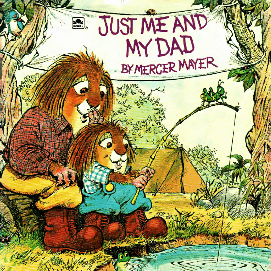 英语绘本小毛人just me and my dad.pdf，第1页预览