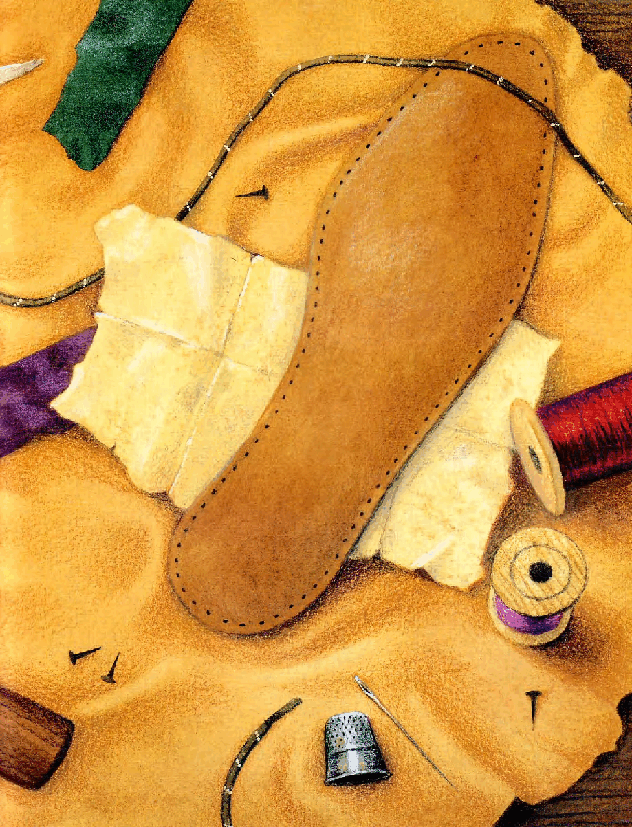 (6-7岁)国外早教机构推荐彩绘英文童书The Elves and the Shoemaker.pdf,第3页预览
