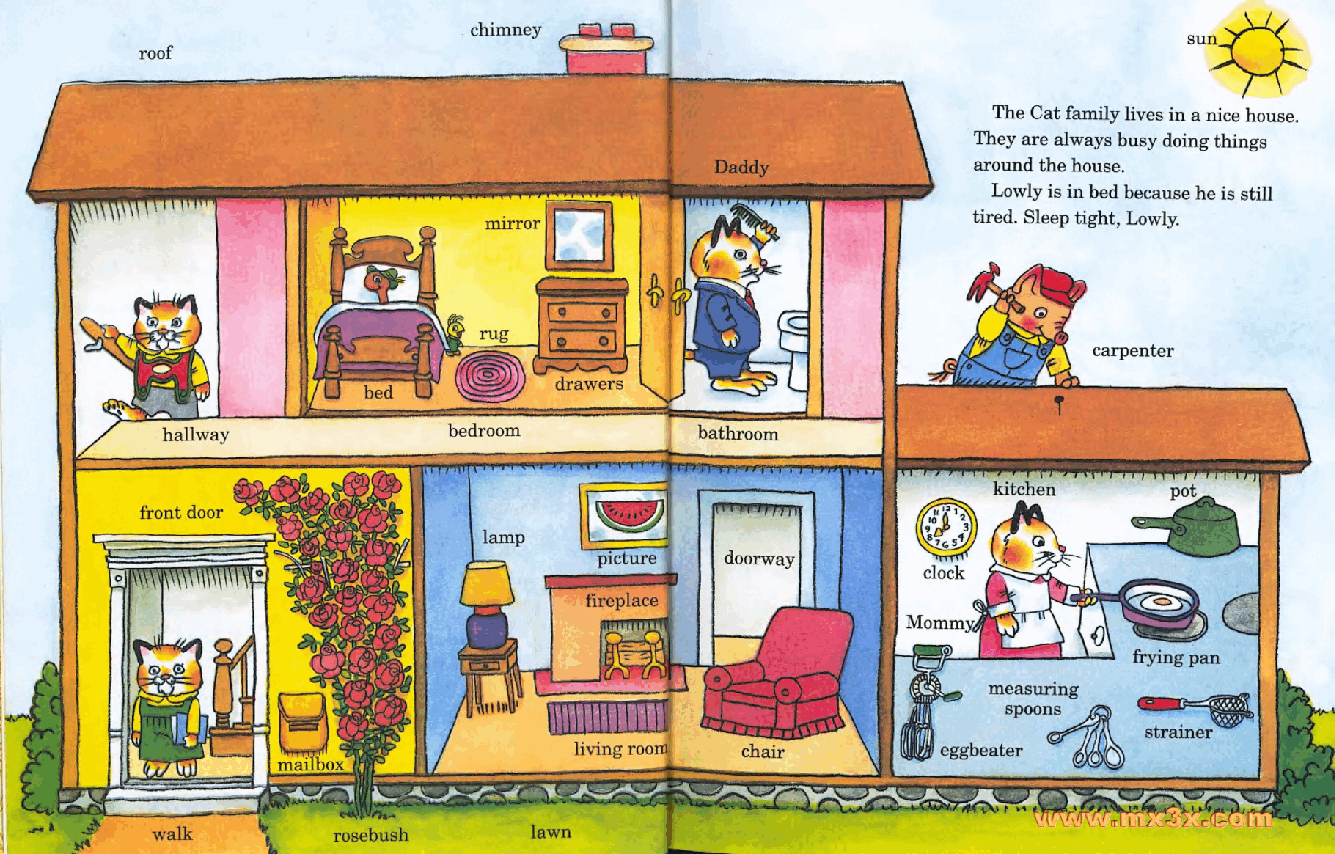 高清彩绘英文原版绘本Richard Scarry's Best World Book Ever.pdf,第4页预览