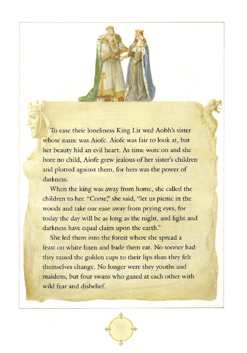 (6-7岁)国外早教机构推荐彩绘英文童书Children of Lir.pdf,第4页预览