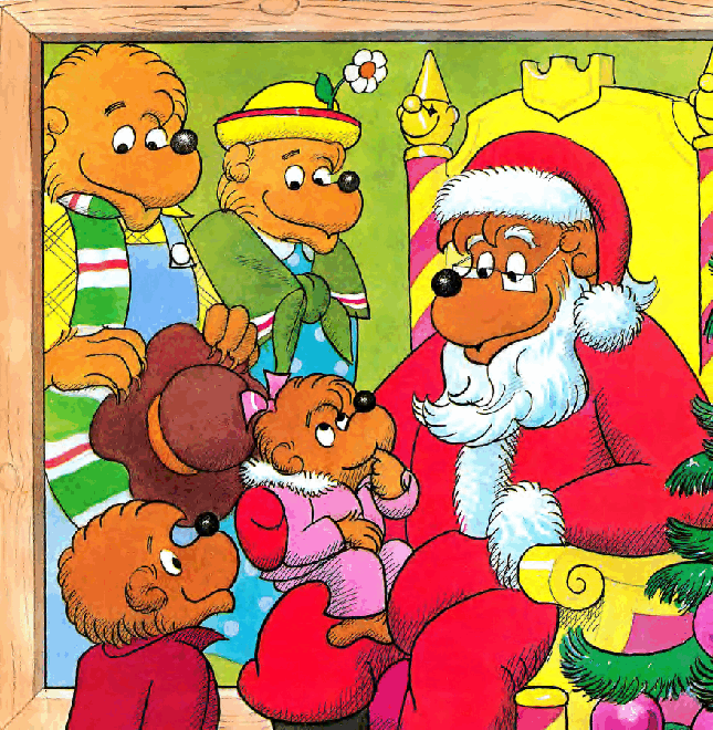 72本贝贝熊早教英文绘本之Berenstain_Bears_meet_Santa_Bear.pdf,第3页预览