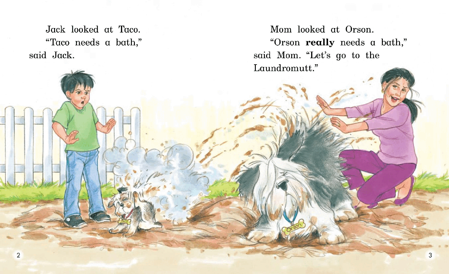 英国海尼曼G1级英语启蒙绘本110 A Trip to the Laundramutt.pdf,第4页预览