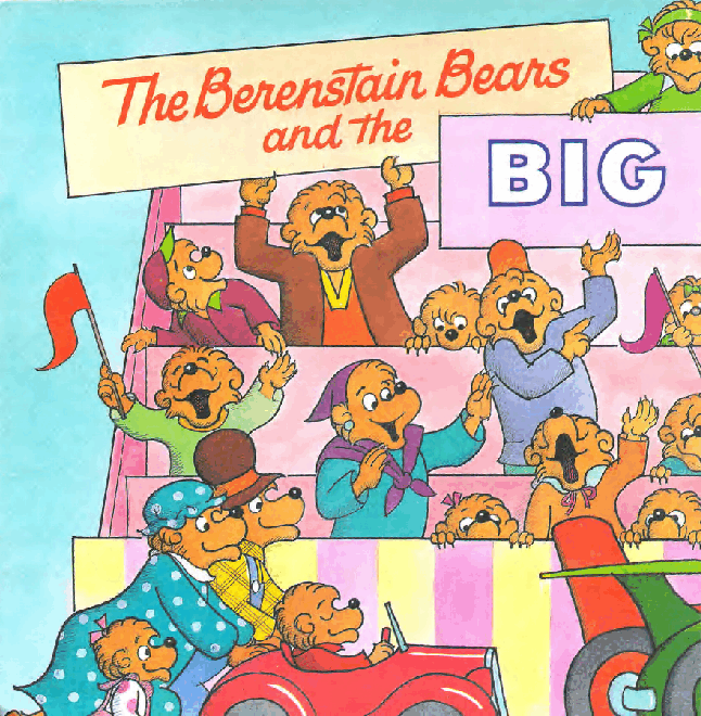72本贝贝熊早教英文绘本之Berenstain_Bears_and_the_Big_Road_Race.pdf，第3页预览