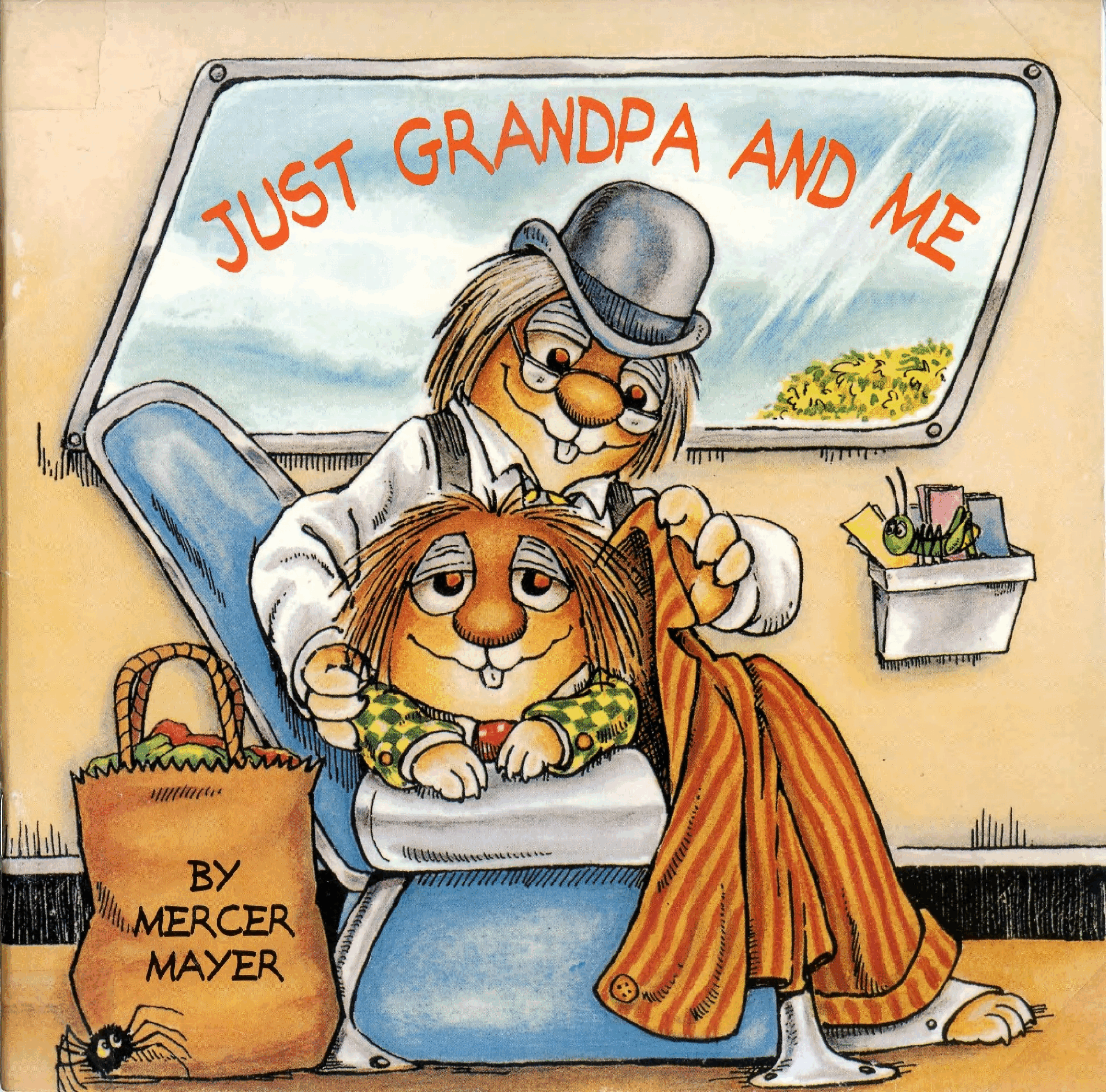 英语绘本小毛人Just Grandpa and Me.pdf,第1页预览