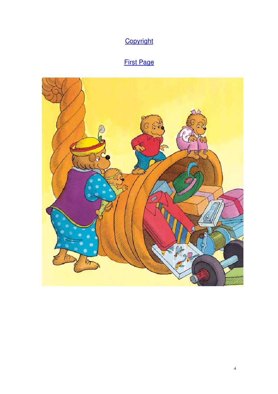72本贝贝熊早教英文绘本之Berenstain_Bears_and_the_Papas_Day_Surprise.pdf,第4页预览