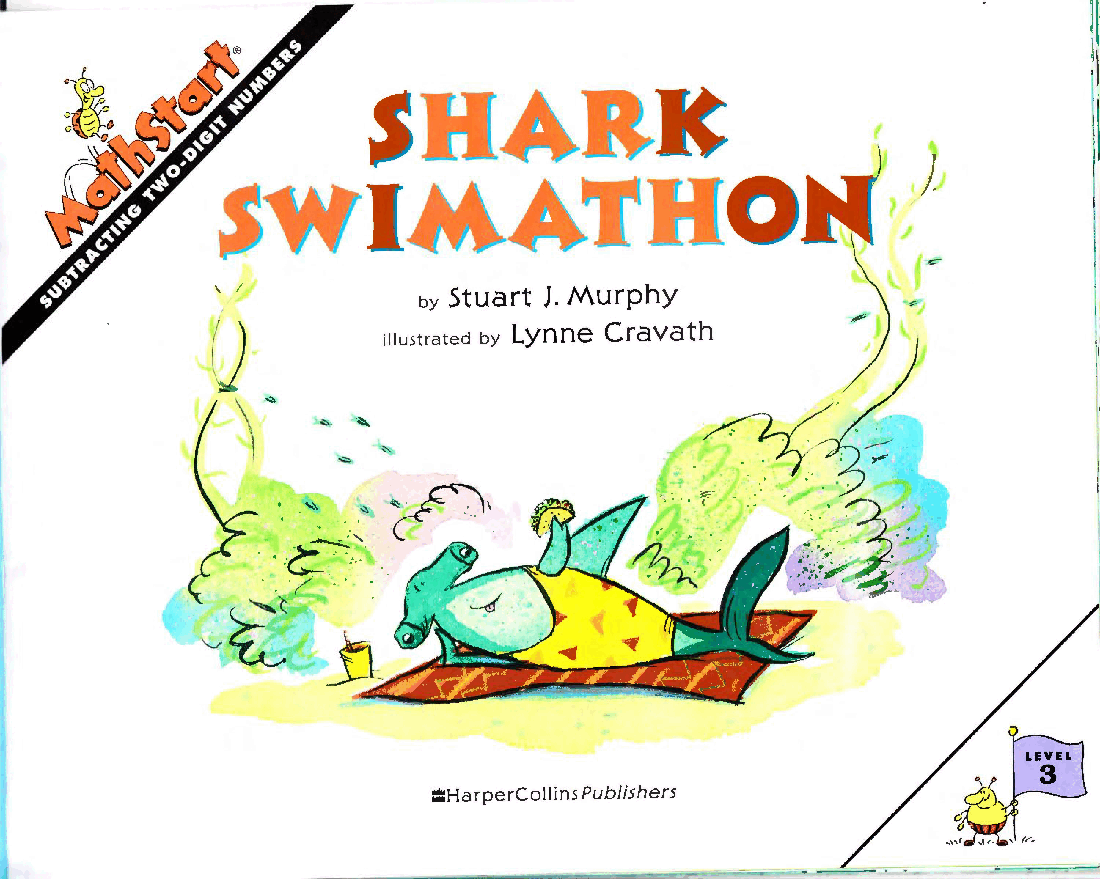 MathStart 低幼数学启蒙英文教材L3 18 Shark swimathon.pdf,第2页预览