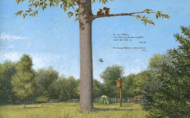 (0-3岁)国外早教机构推荐彩绘英文童书One Wide sky.pdf,第3页预览