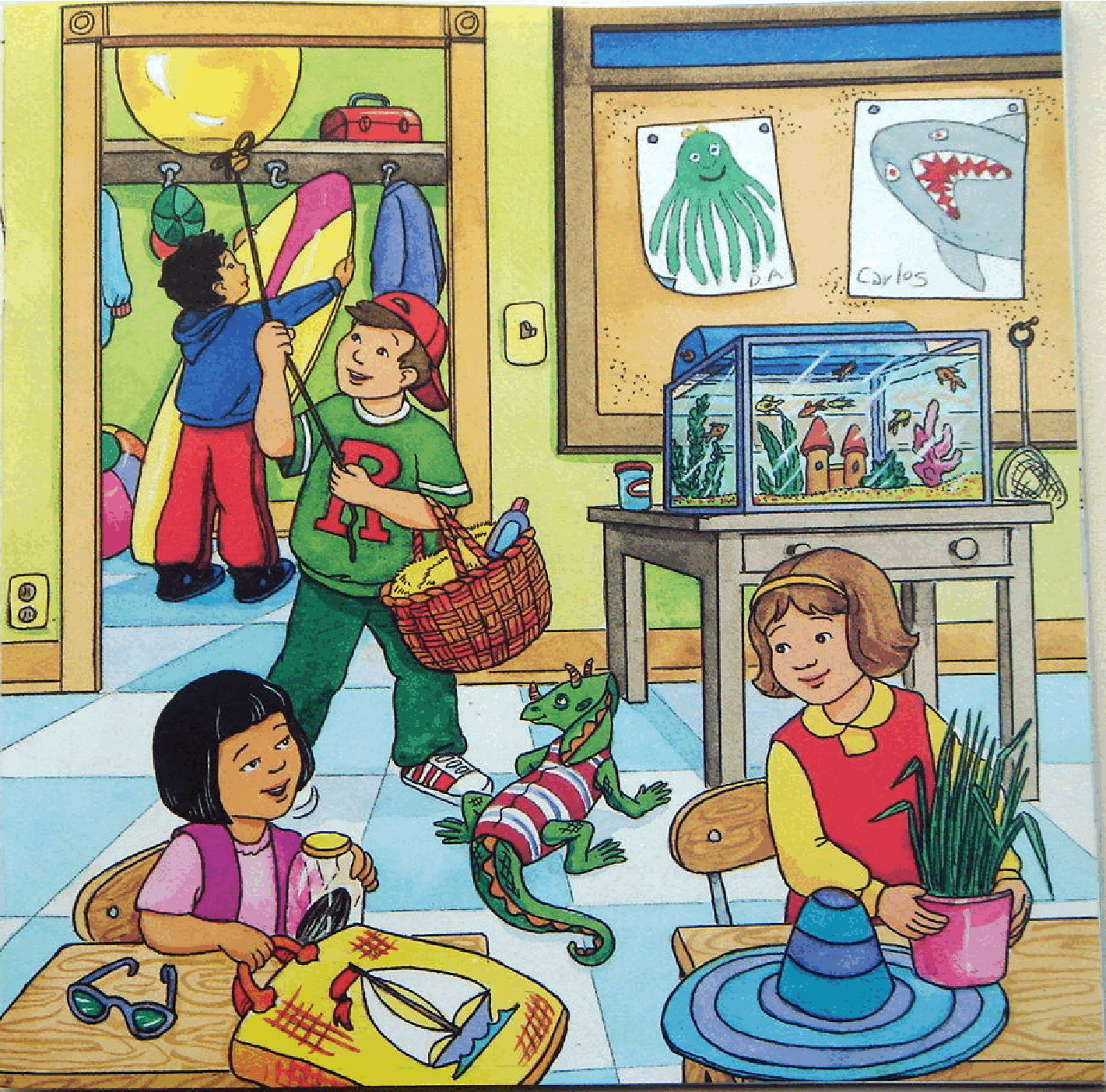 高清彩绘英文原版绘本The Magic Schoolbus - Get Eaten.pdf,第3页预览
