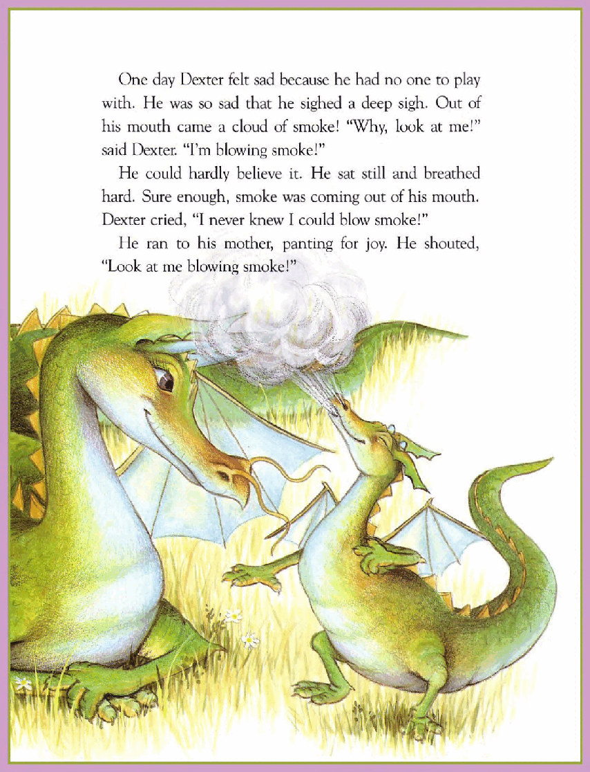 (4-5岁)国外早教机构推荐彩绘英文童书The Popcorn Dragon.pdf,第4页预览