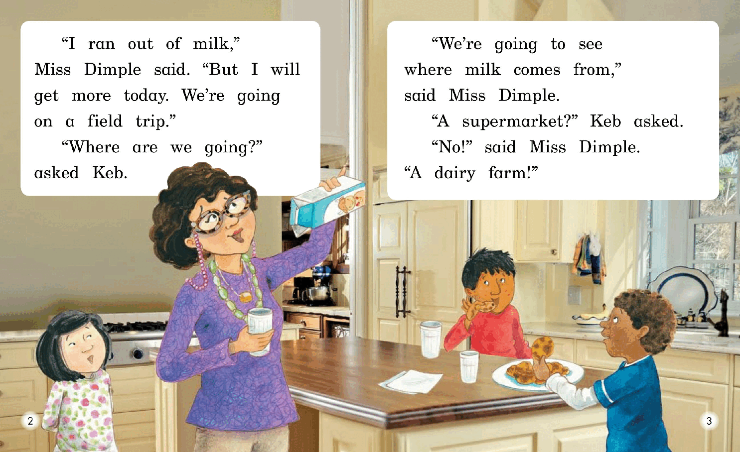 英国海尼曼G2级英语启蒙绘本55 The Fun Club Goes To A Dairy Farm.pdf,第4页预览