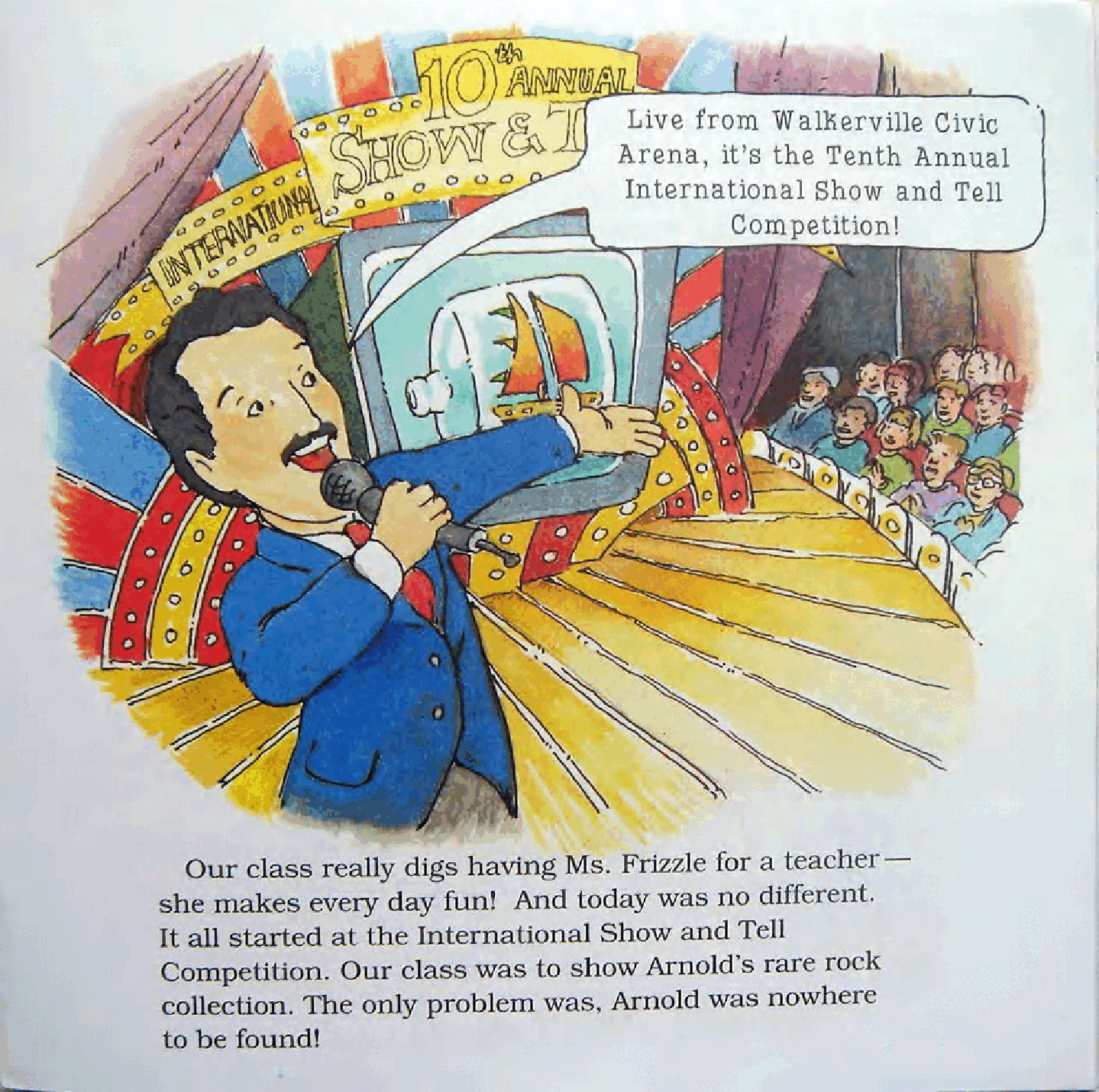 高清彩绘英文原版绘本The Magic School Bus - Show and Tells.pdf,第3页预览