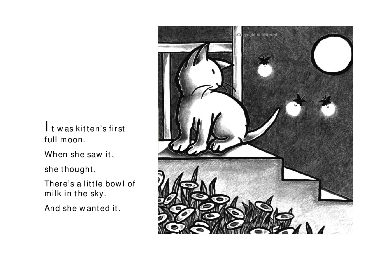 高清彩绘英文原版绘本Kitten's First Full Moon.pdf,第3页预览