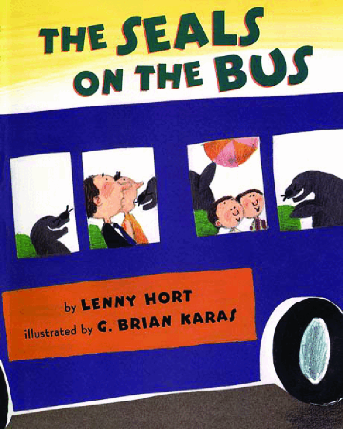 高清彩绘英文原版绘本The Seals on the Bus.pdf,第1页预览