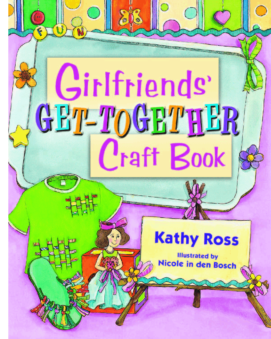 高清彩绘英文原版绘本Girlfriends' Get-together Craft Book.pdf,第1页预览