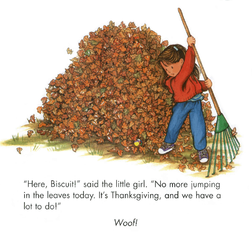 高清彩绘英文原版绘本Happy Thanksgiving, Biscuit.pdf,第4页预览