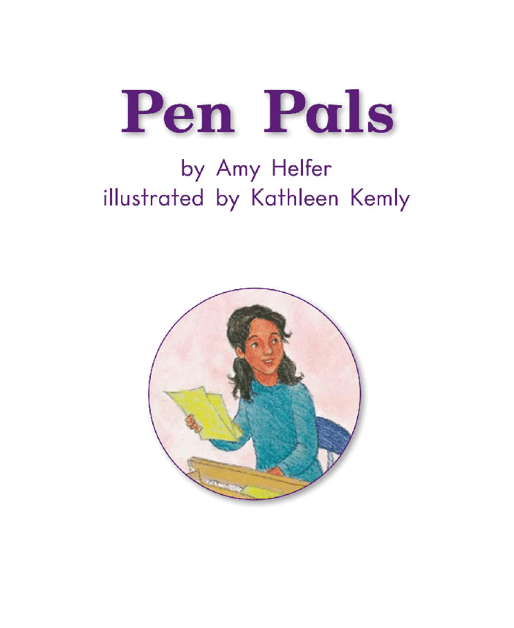 英国海尼曼G2级英语启蒙绘本106 Pen Pals.pdf,第3页预览