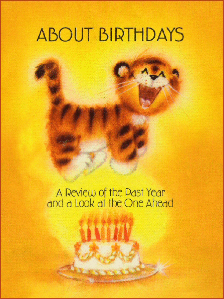 (0-3岁)国外早教机构推荐彩绘英文童书About birthdays.pdf,第1页预览