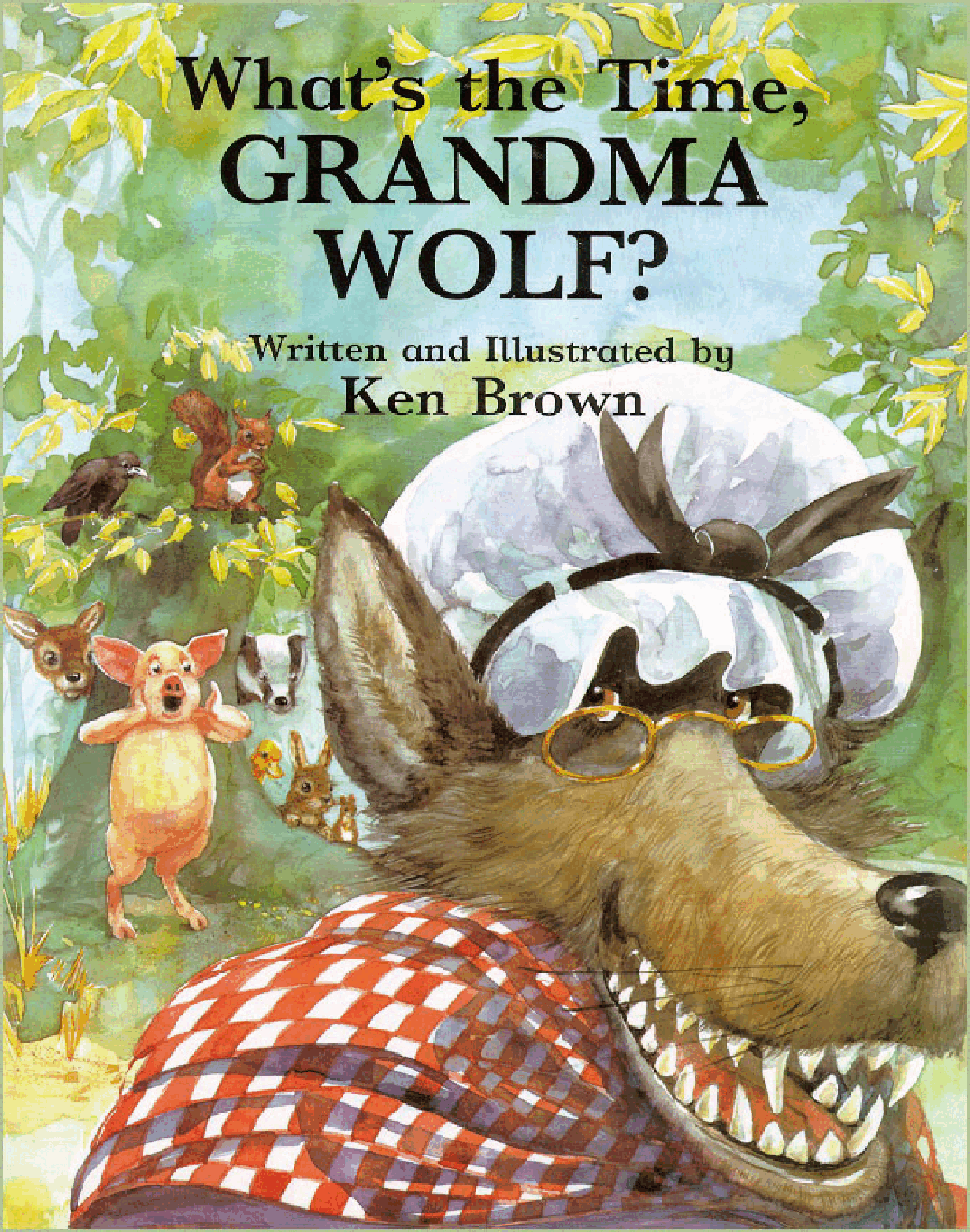 高清彩绘英文原版绘本Grandma Wolf.pdf，第3页预览