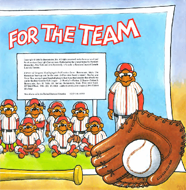 72本贝贝熊早教英文绘本之Berenstain_Bears_Go_Out_for_the_Team.pdf,第4页预览