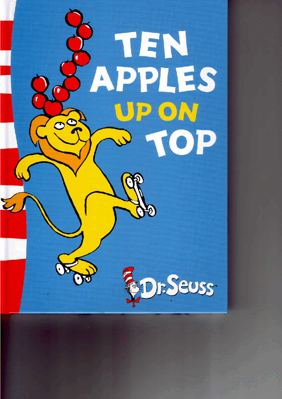 高清彩绘英文原版绘本Ten Apples Up On Top.pdf,第1页预览