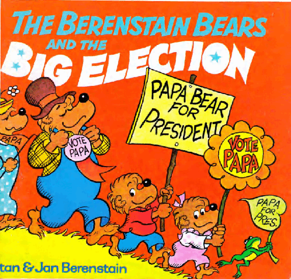 72本贝贝熊早教英文绘本之Berenstain_Bears_and_the_Big_Election.pdf，第1页预览