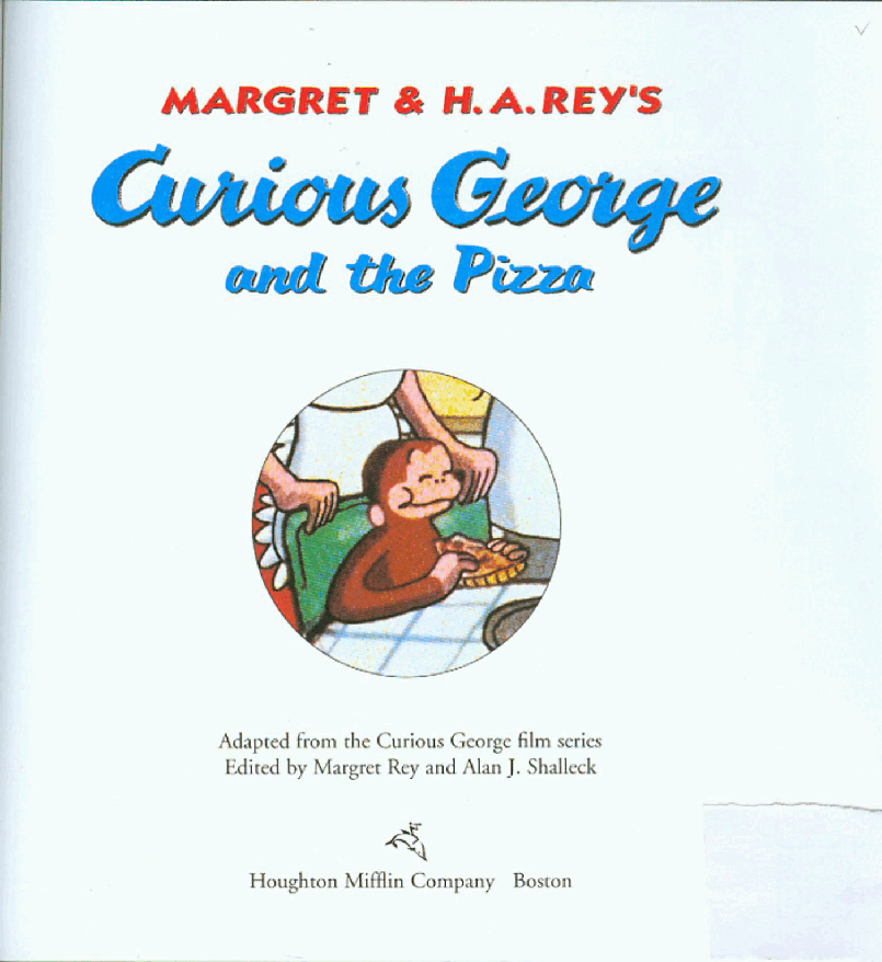 好奇的乔治英文绘本系列Curious George and the Pizza清晰一些,不过前9页放在最后.pdf,第2页预览