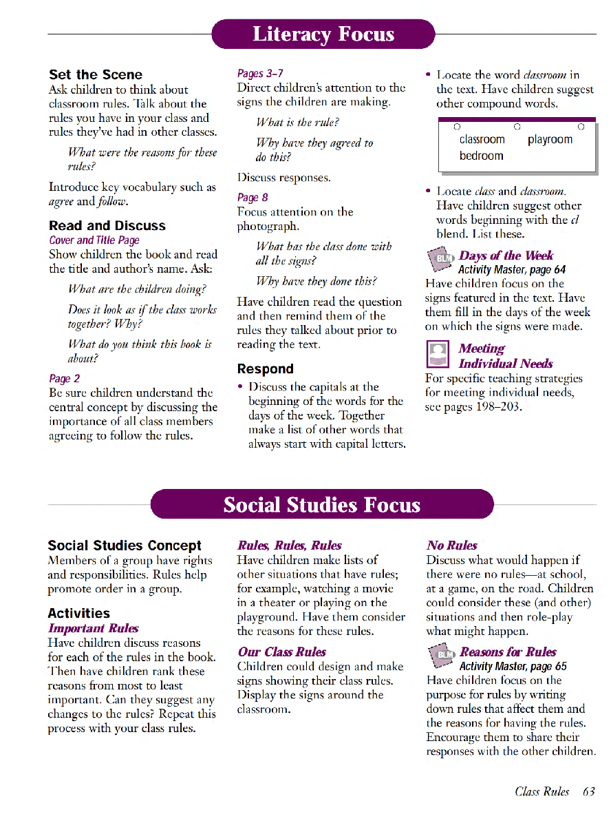 国家地理少儿百科提高级Early18 Class Rules 教学指导.pdf,第2页预览