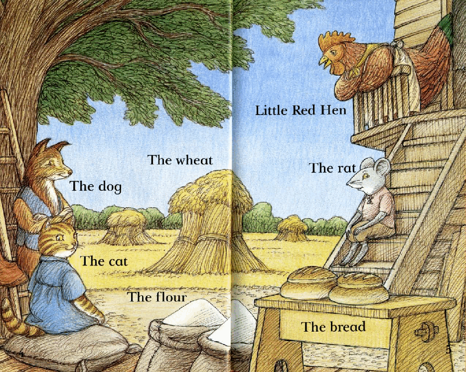 启蒙英语绘本Little Red Hen.pdf，第4页预览
