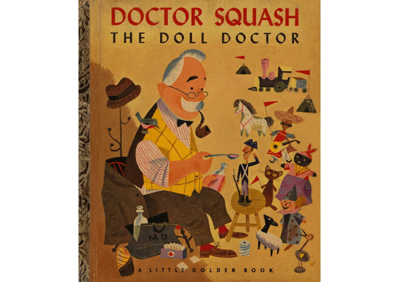 名家精选英语绘本Little Golden Book 0157 - Doctor Squash The Doll Doctor (1952) (goldengems)(1).pdf,第1页预览