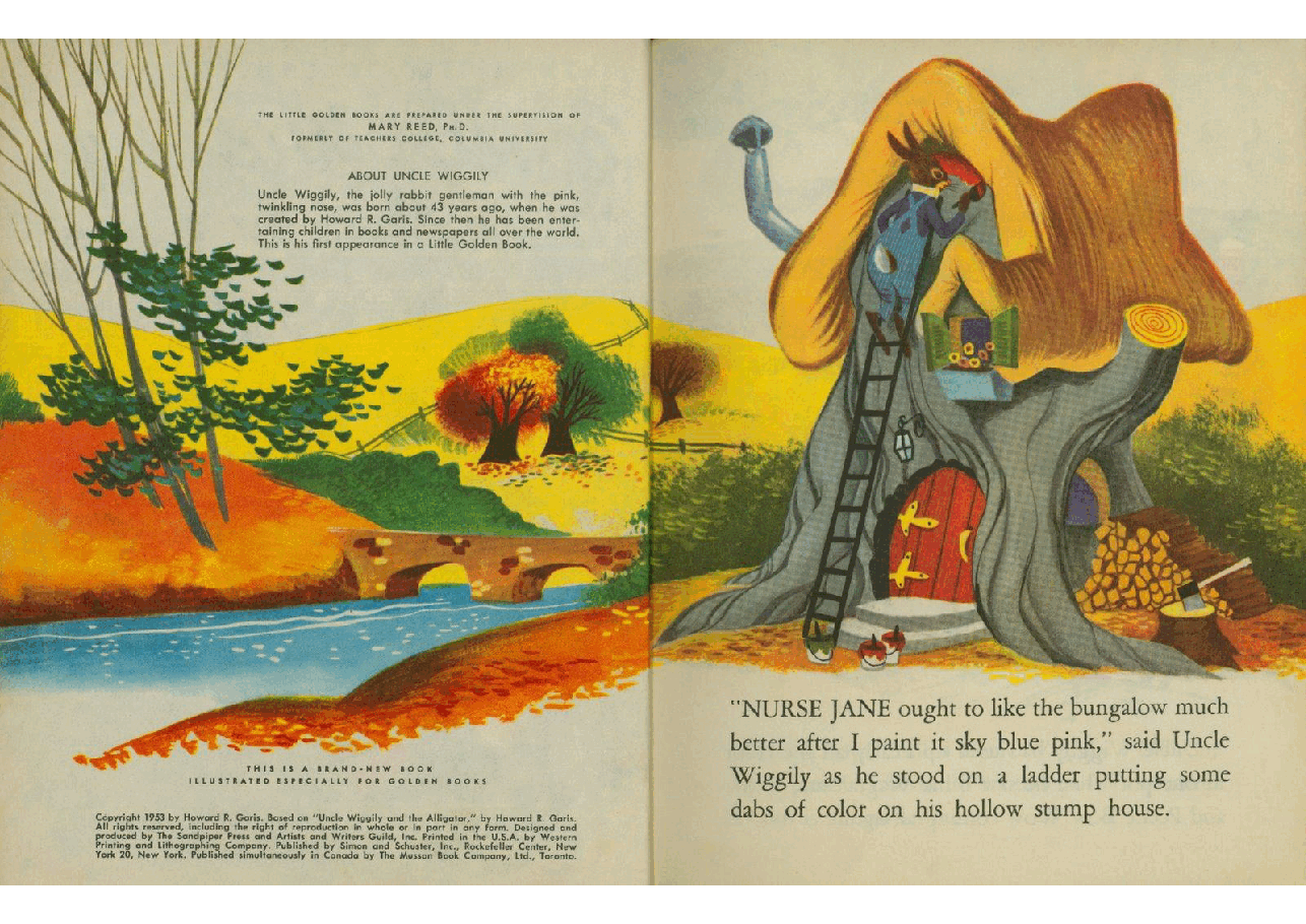 名家精选英语绘本Little Golden Book 0148 - Uncle Wiggily (1953) (goldengems).pdf，第3页预览