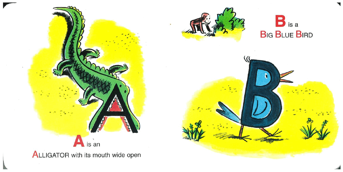 好奇的乔治英文绘本系列Curious George's ABCs written by H. A. Rey.pdf，第2页预览