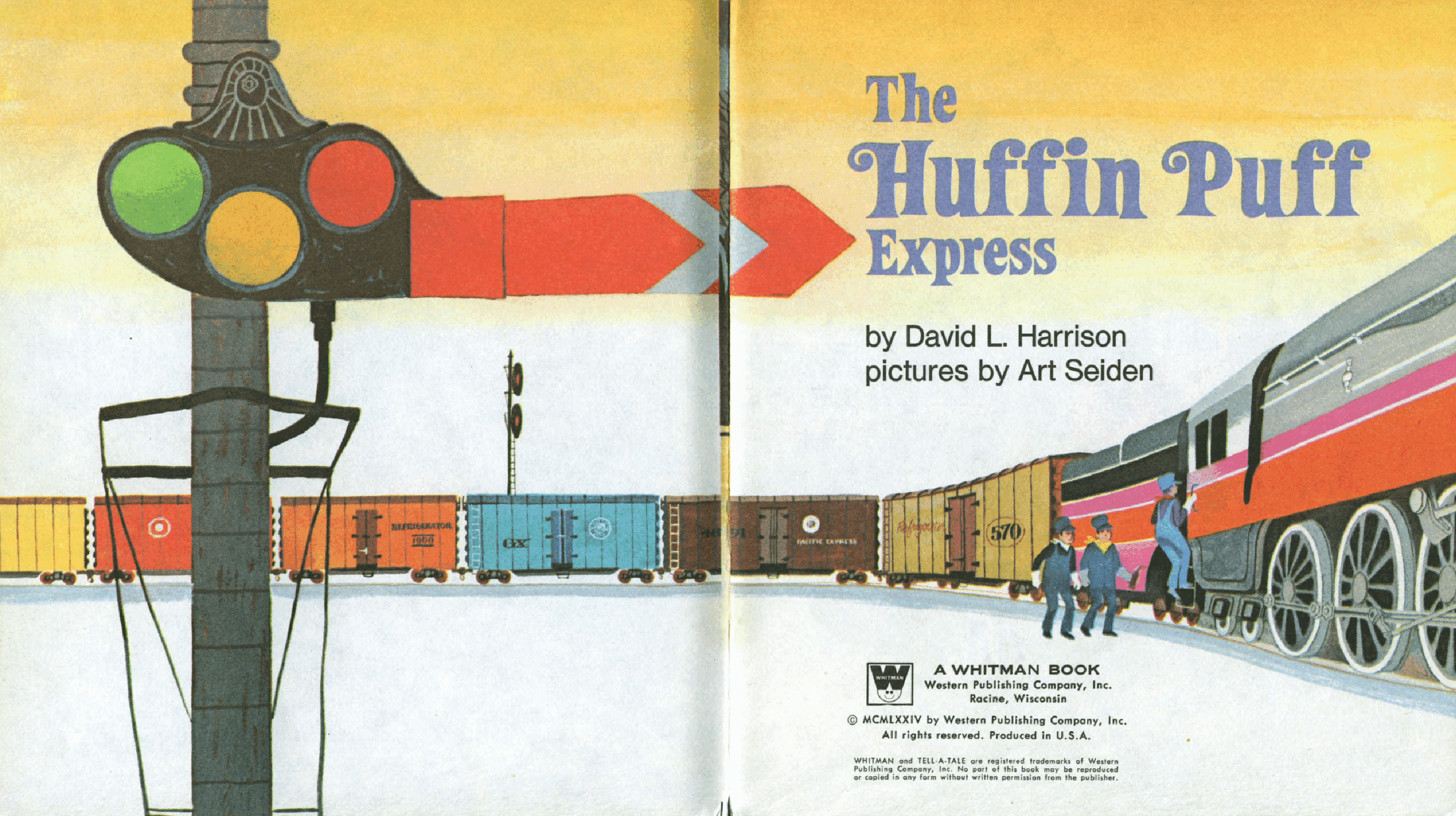 英语绘本A little Golden Books The Huffin-Puff Express.pdf,第3页预览