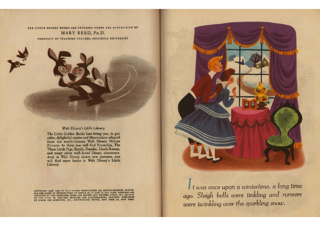 名家精选英语绘本A Little Golden Book D012 - Walt Disney's Once Upon A Wintertime (1948) (goldengems).pdf,第3页预览