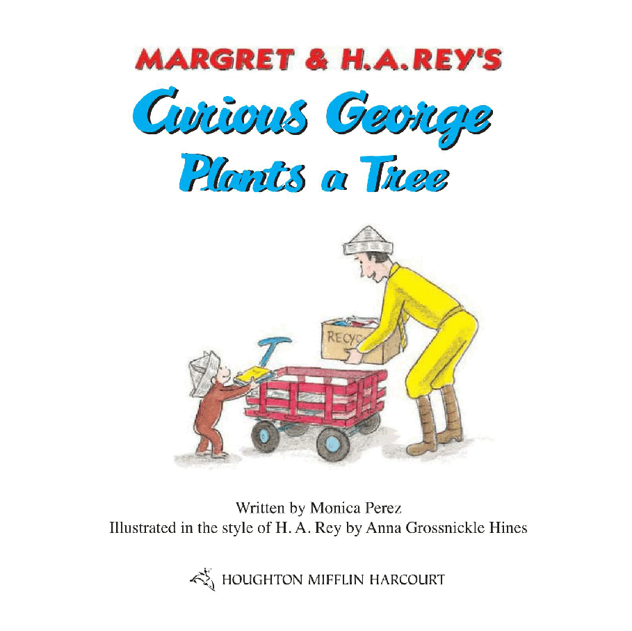 好奇的乔治英文绘本系列Curious George Plants a Tree.pdf，第2页预览