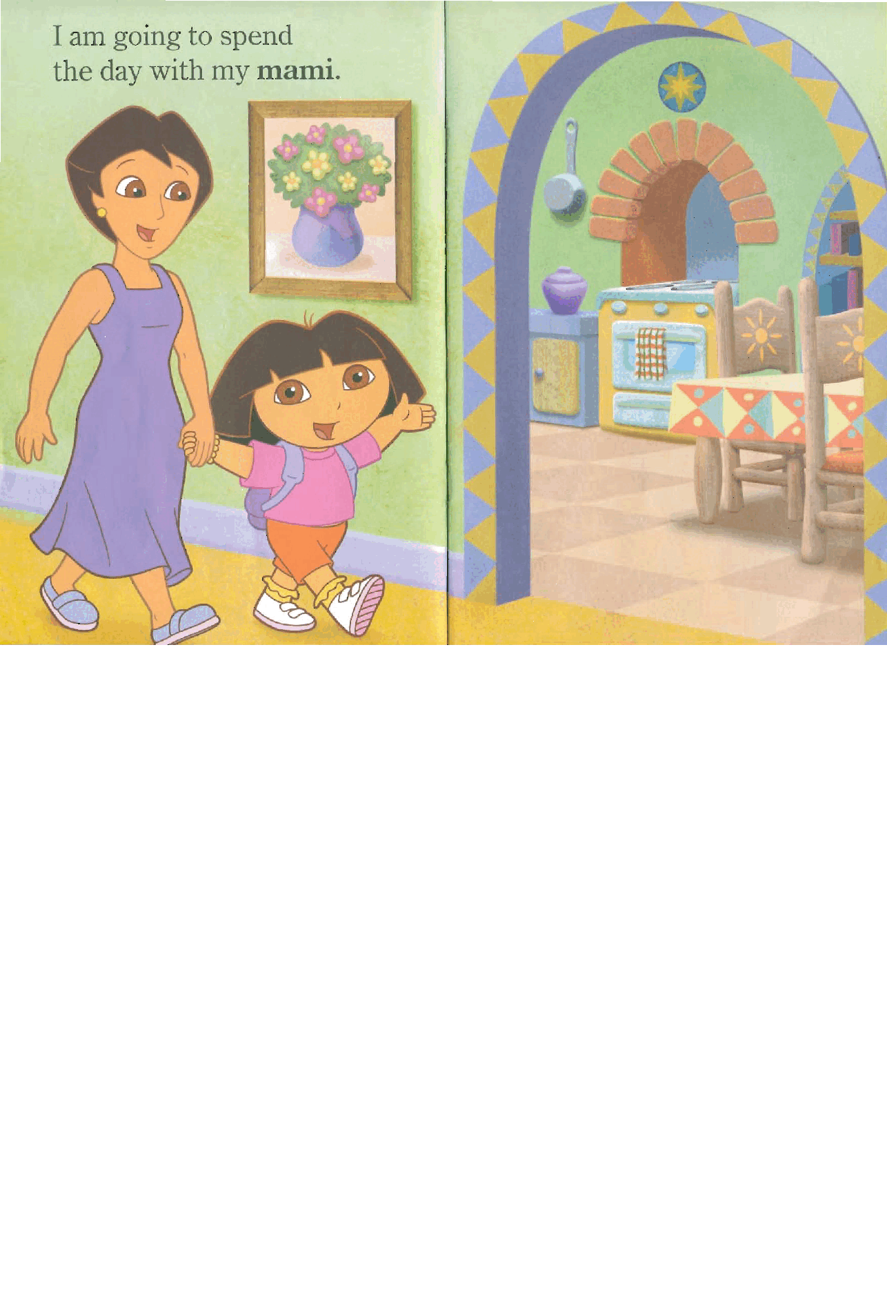 36本爱探险的朵拉英文绘本Dora_I_love_my_mami.pdf,第4页预览