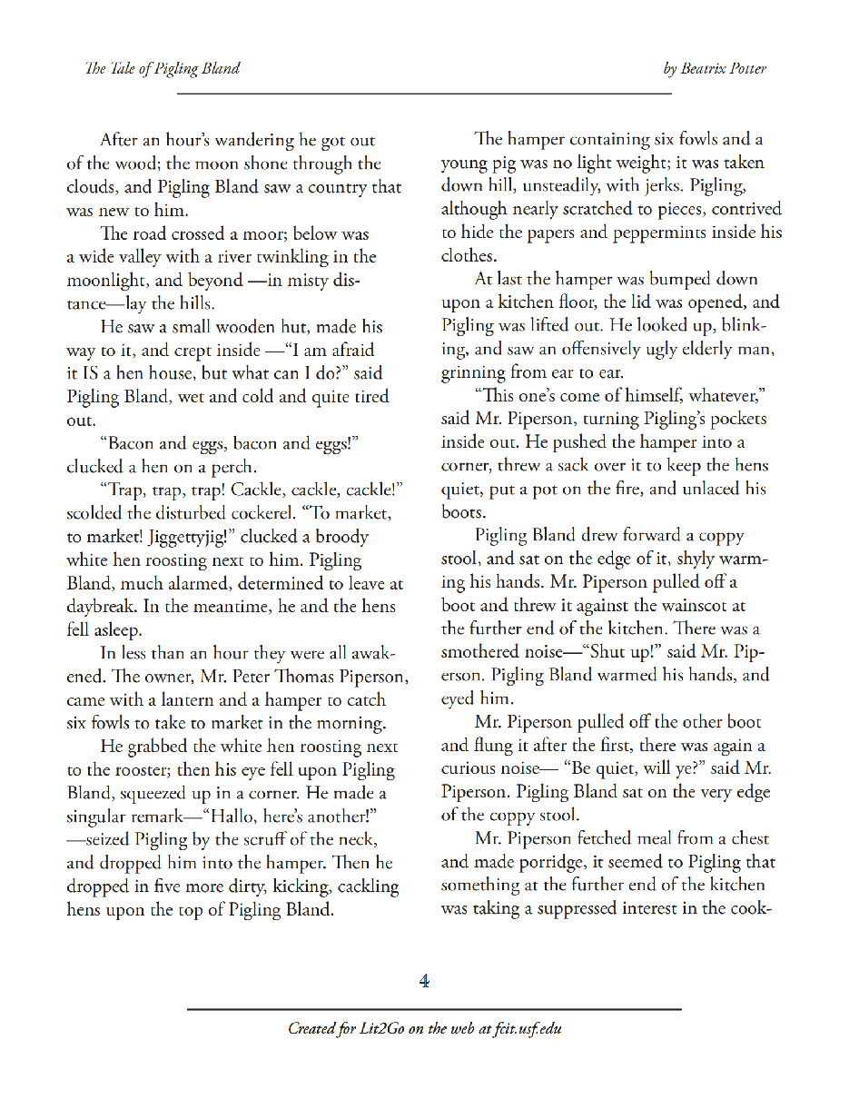 彼得兔系列英语绘本The Tale of Pigling Bland.pdf,第4页预览