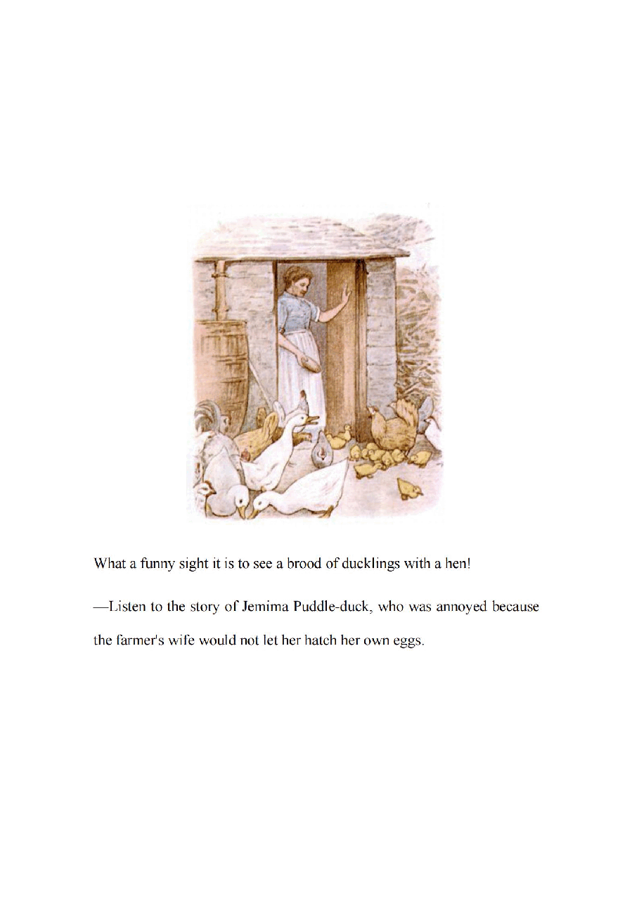 彼得兔系列英语绘本The Tale of Jemima Puddle-Duck.pdf，第3页预览