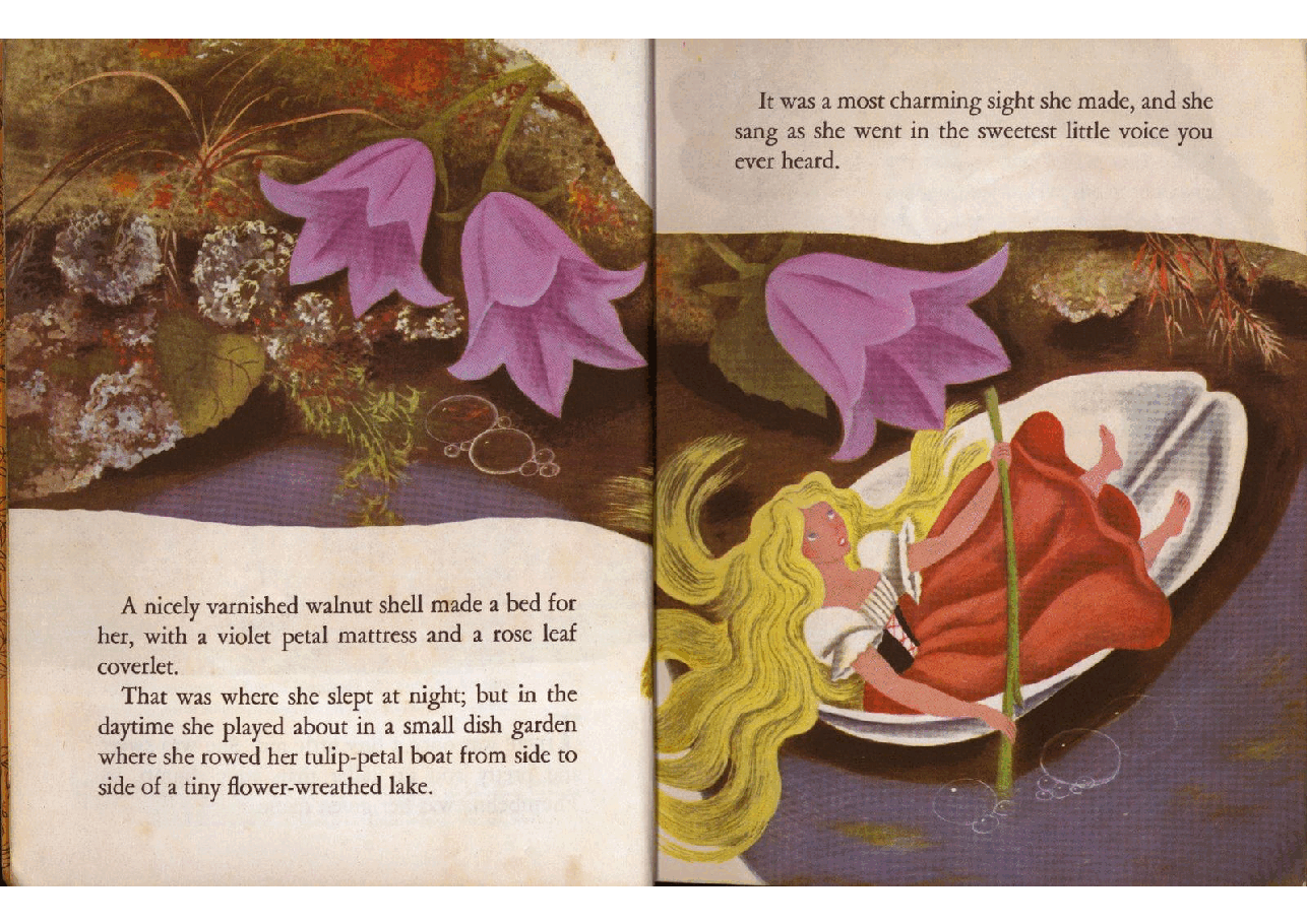 名家精选英语绘本Little Golden Book 0153 - Tenggren's Thumbelina (1953) (Freckled Derelict).pdf,第4页预览